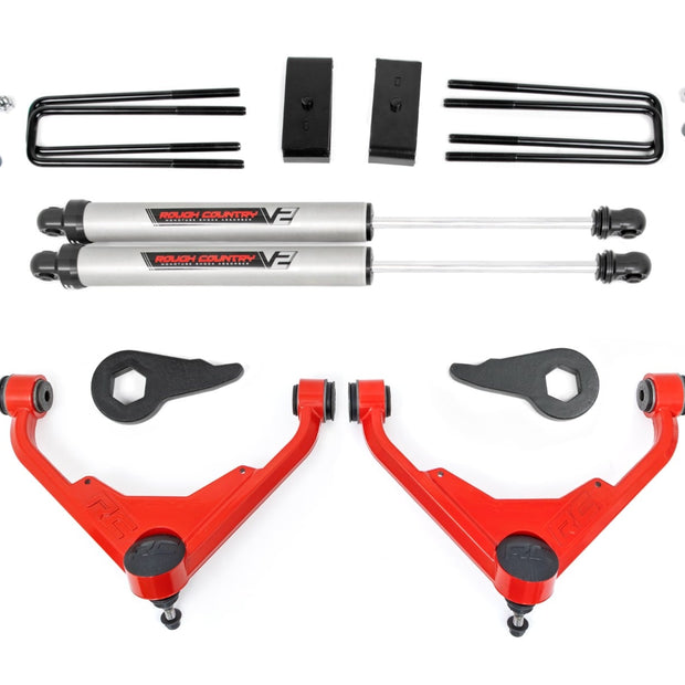3 Inch Lift Kit | V2 | FK/FF | Chevy/GMC 2500HD/3500HD/Suburban 2500/Yukon XL 2500 (01-10)