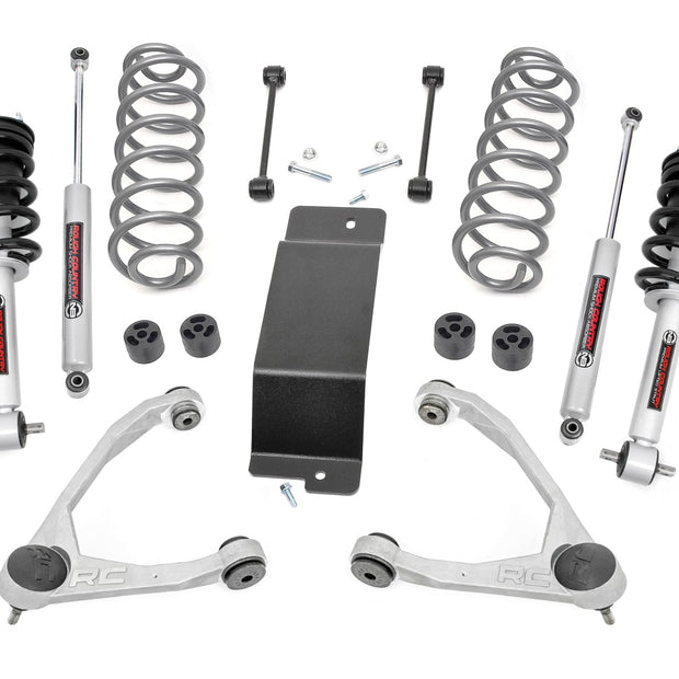 3.5 Inch Lift Kit | N3 Struts | Forged UCAs | Chevy/GMC SUV 1500 (07-20)