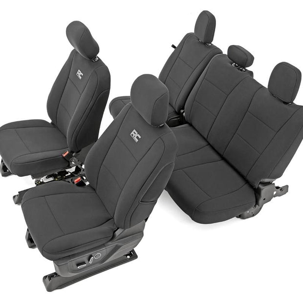 Seat Covers | FR Bucket and RR Bench | Ford F-150/Lightning/F-250/F-350 (15-25)