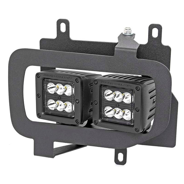 LED Light Kit | Fog Mount | Dual 2" Black Pairs | Spot | Ford F-150 (15-17)
