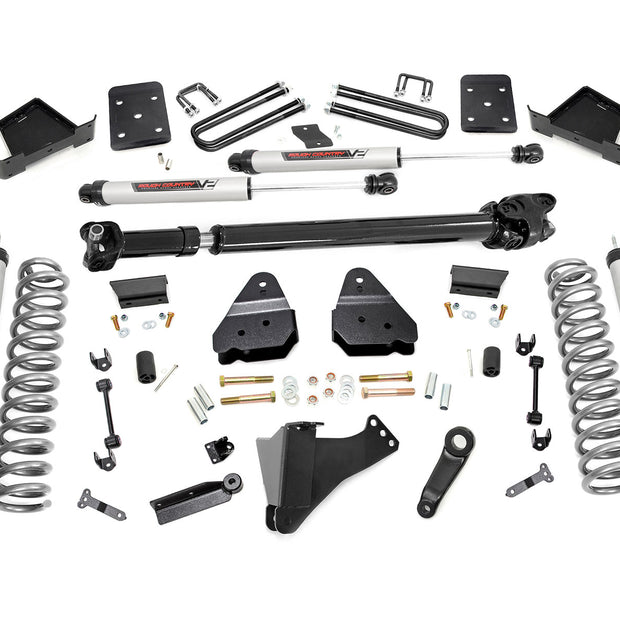 6 Inch Lift Kit | 4-Link | No OVLD | D/S | V2 | Ford F-250/F-350 Super Duty (17-22)