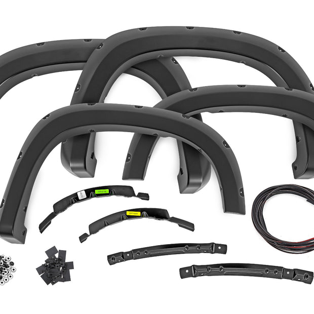 Pocket Fender Flares | GB8 Mosaic Black | Chevy Silverado 1500 2WD/4WD (22-26)