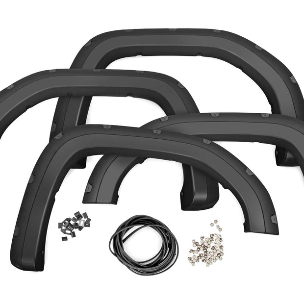 Pocket Fender Flares | GAZ Summit White | GMC Sierra 1500 2WD/4WD (2019-2026)