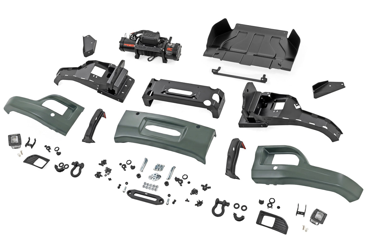 Front FXS Bumper | 12000S | GBD Cypress Gray | Chevy Silverado 1500 2WD/4WD (2023-2026)