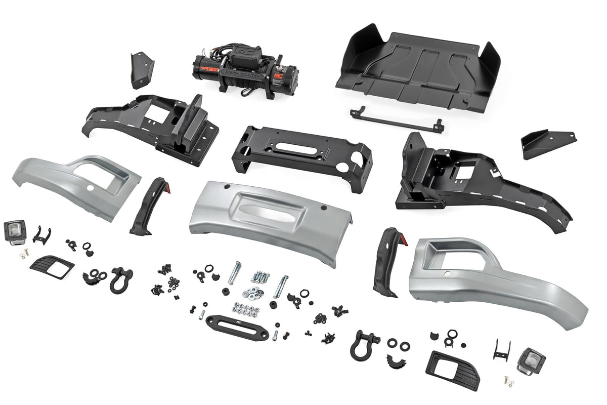 Front FXS Bumper | 12000S | GAN Silver Ice Metallic | Chevy Silverado 1500 2WD/4WD (2023-2026)