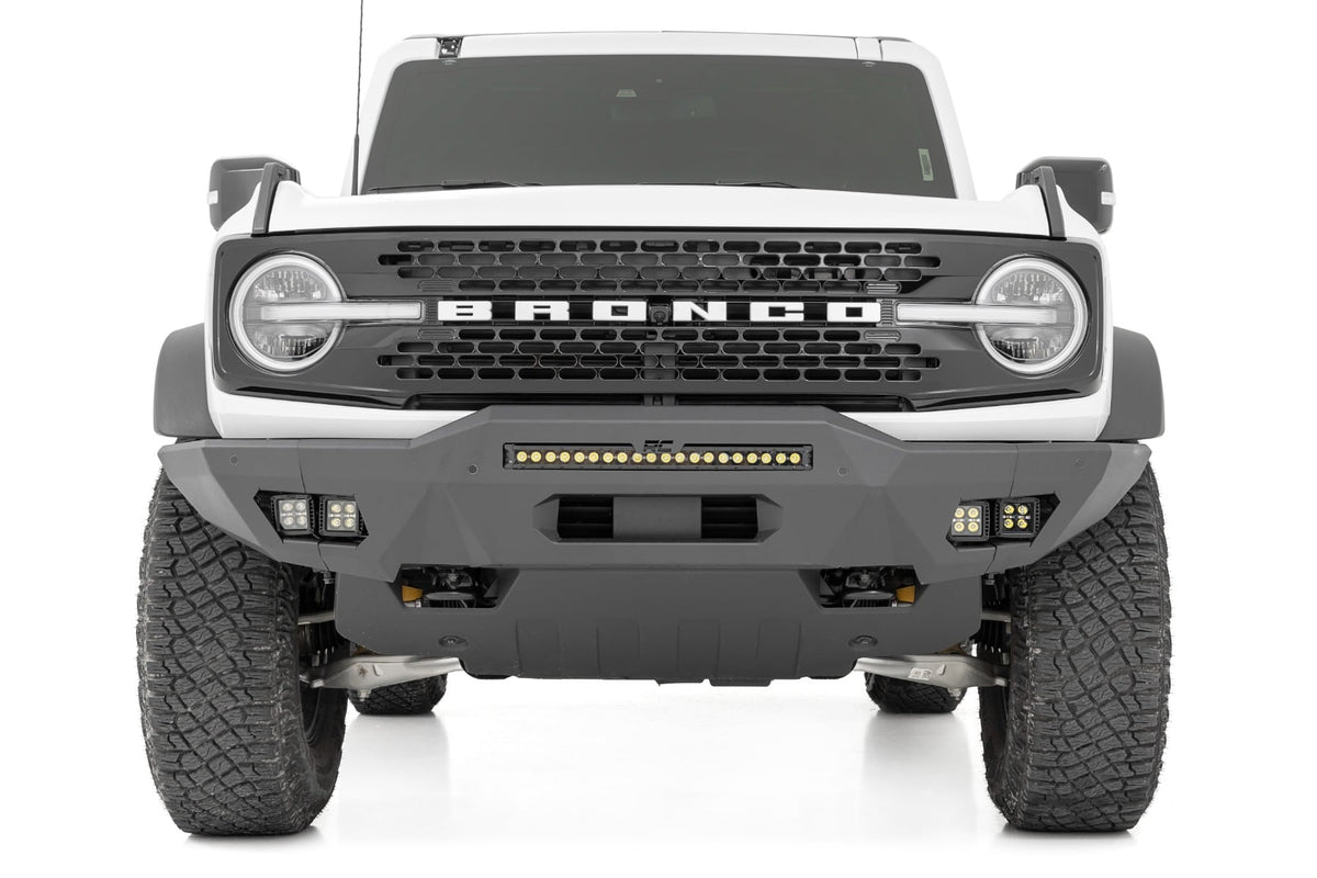 Front Bumper | Modular | Full Wings | Amber DRL | Ford Bronco (2 Door) (21-26)/Bronco (21-25)