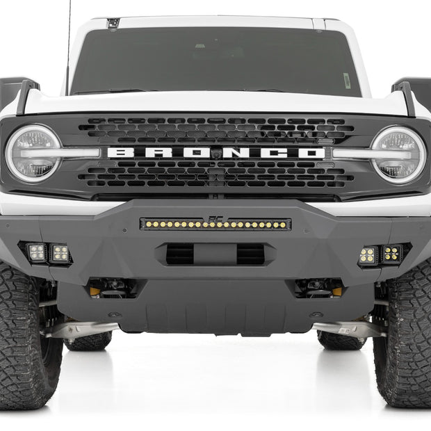 Front Bumper | Modular | Full Wings | Flood | Fog | Ford Bronco 4WD (21-26)