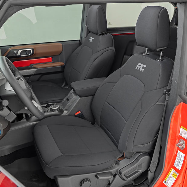 Seat Covers | Bucket Seats | FR & RR | Ford Bronco (2 Door) 4WD (2021-2026)