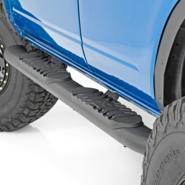 Oval Nerf Step | 4-Door | Black | Ford Bronco 4WD (2021-2026)
