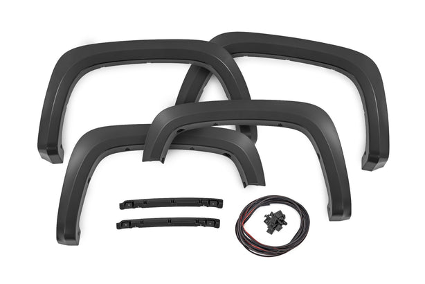 Fender Flares | Sport | GAN Silver Ice Metallic | Chevy Silverado 2500 HD/3500 HD (20-26)
