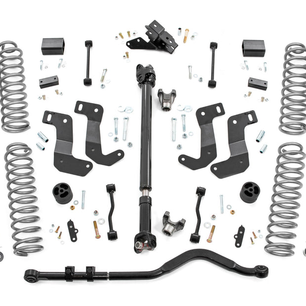 3.5 Inch lift Kit | C/A Drop | FR D/S | M1 | Jeep Wrangler Unlimited (18-23)