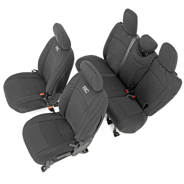 Seat Covers | Front and Rear | Jeep Wrangler Unlimited 4WD (2018-2026)