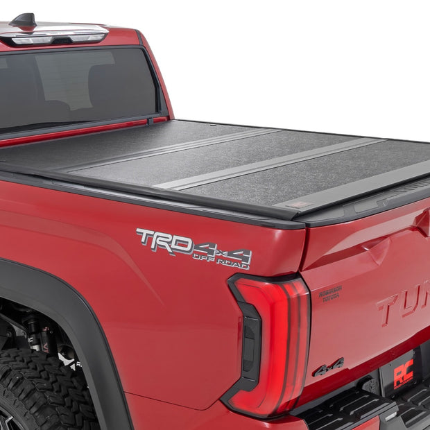 Hard Low Profile Bed Cover | 5'7" Bed | Cargo Mgmt | Toyota Tundra (22-26)