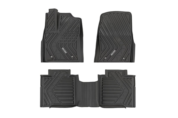 Flex-Fit Floor Mats | FR & RR | CrewMax | Toyota Tundra 2WD/4WD (2022-2026)