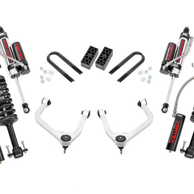 3.5 Inch Lift Kit | Vertex | Rear Mono Leaf | Chevy Silverado 1500 (22-24)