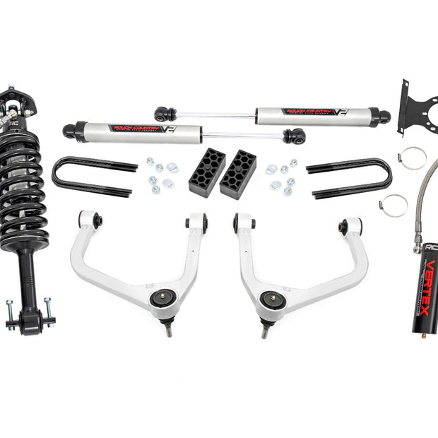 3.5 Inch Lift Kit | Vertex/V2 | Rear Mono Leaf | Chevy Silverado 1500 (22-24)