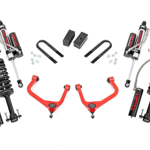 3.5 Inch Lift Kit | Mono Leaf Rear | Vertex | GMC Sierra 1500 2WD/4WD (19-24)