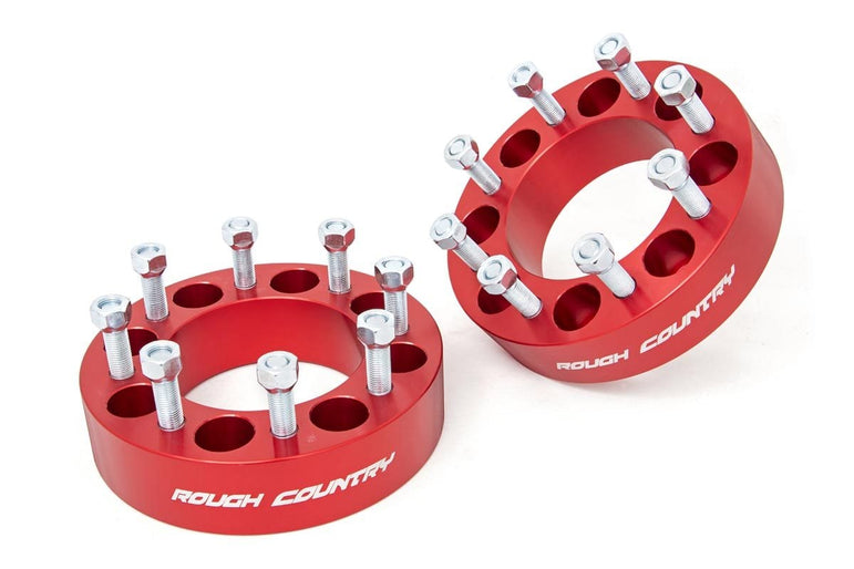 2 Inch Wheel Spacers | 8x6.5 | Red | Ram 2500 (94-11)/3500 (2011)