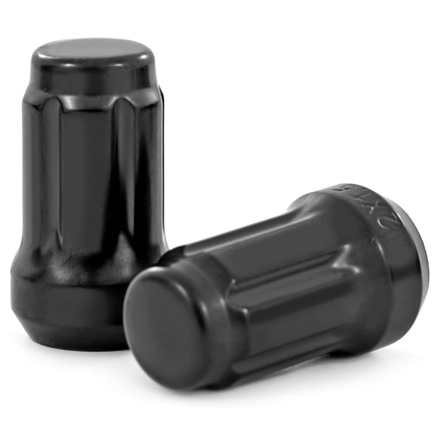 Lug Nut Set | M12x1.5 | 16 Qty | Splined | Black