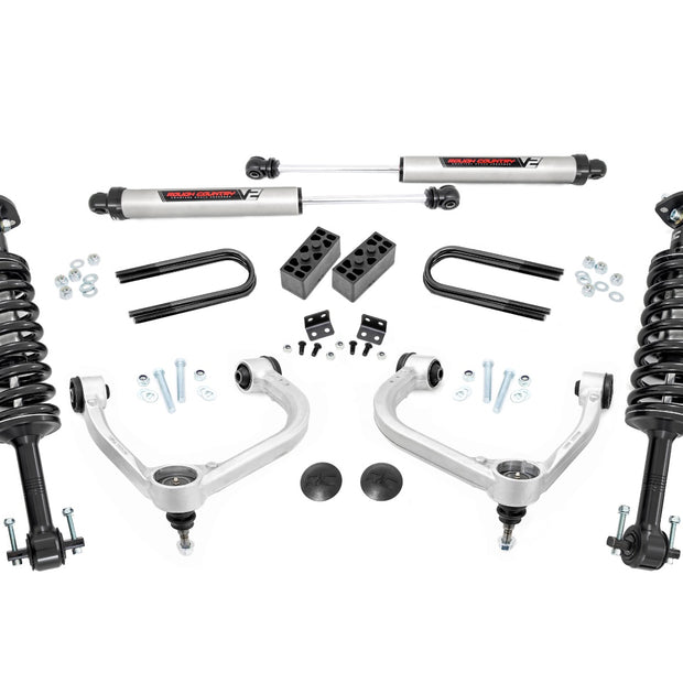 3 Inch Lift Kit | Fabbed UCA | Vertex/V2 | Ford F-150 4WD (2021-2026)