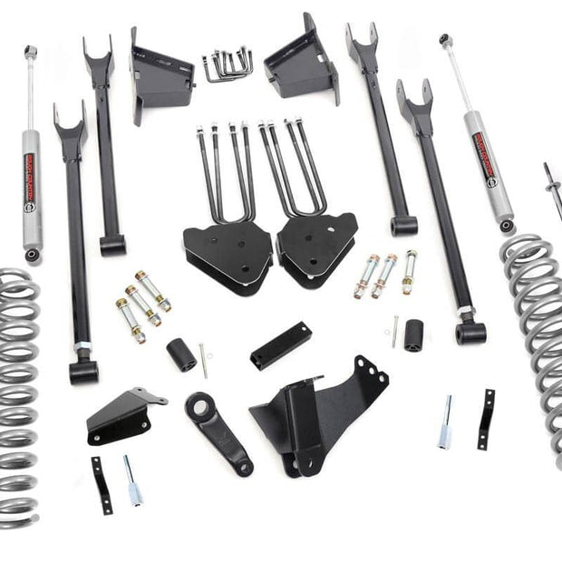 8 Inch Lift Kit | 4 Link | RR Blocks | Ford F-250/F-350 Super Duty 4WD (05-07)