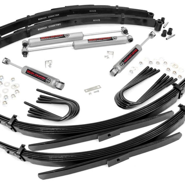 4 Inch Lift Kit | RR Spring | Chevy/GMC C10/K10 C15/K15 Truck/Half-Ton Suburban (69-72)