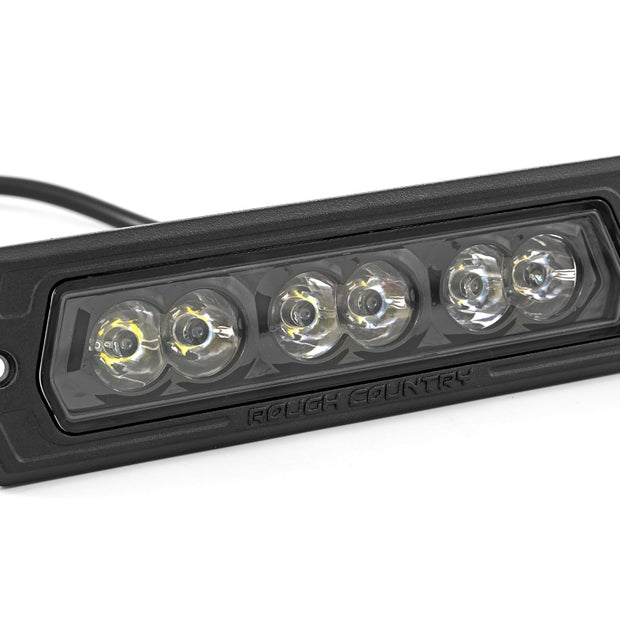 6 Inch Black Series LED Lights | Flush Mount | Pair