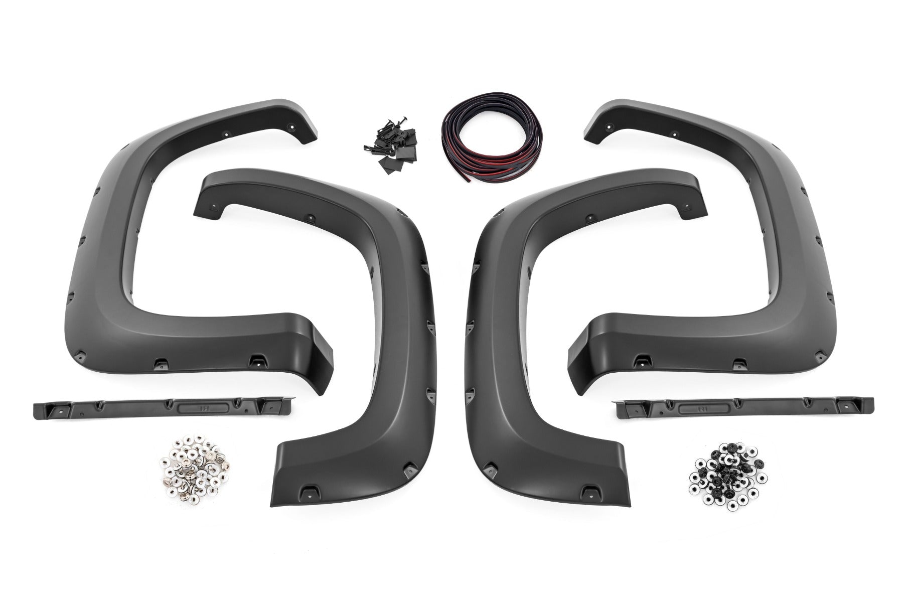 Pocket Fender Flares | G9K Satin Steel | Chevy Silverado 2500 HD/3500 HD (20-26)