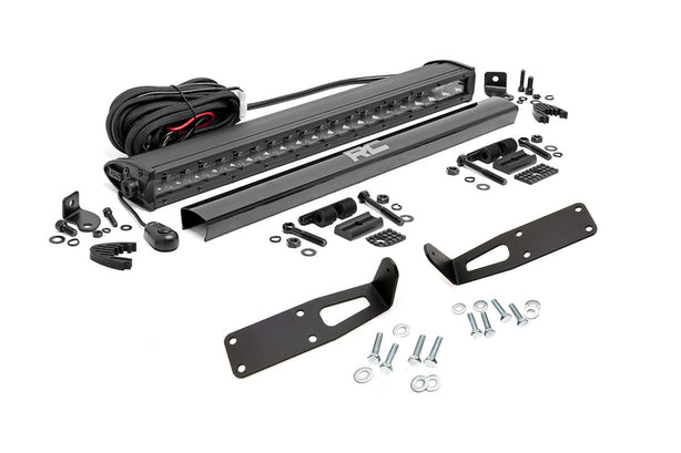LED Light Kit | Bumper Mount | 20" Black Single Row | Ram 2500 (03-18)/3500 (03-18)