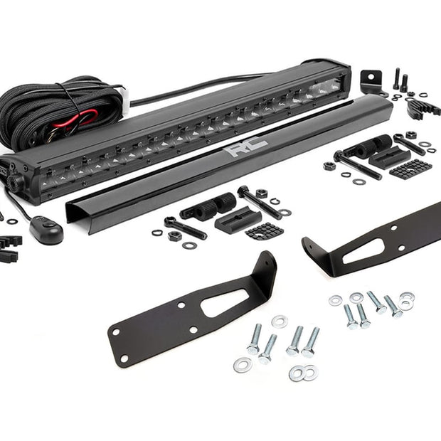 LED Light Kit | Bumper Mount | 20" Black Single Row | Ram 2500 (03-18)/3500 (03-18)