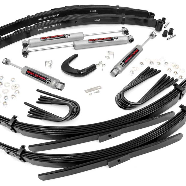 4 Inch Lift Kit | 52 Inch RR Springs | Chevy/GMC 3/4-Ton Suburban/C25/K25 Truck (77-87)