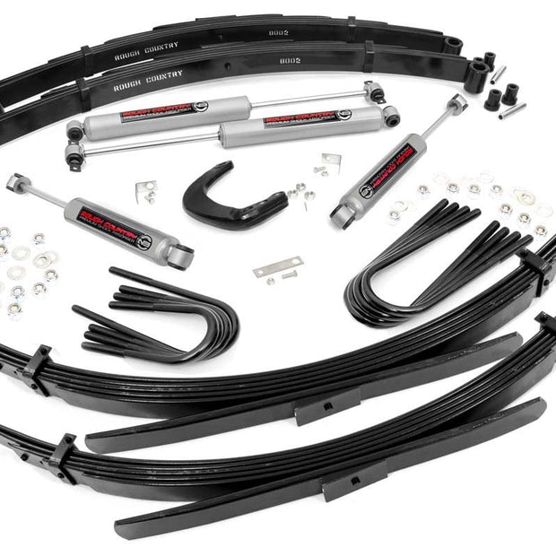 4 Inch Lift Kit | 52 Inch Rear Springs | Chevy/GMC 3/4-Ton Suburban/C25/K25 Truck (73-76)