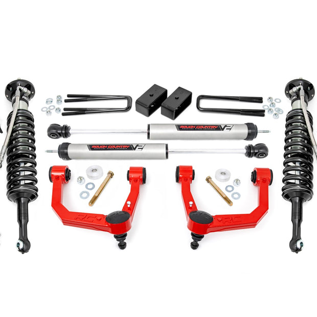 3.5 Inch Lift Kit | Red UCA | Vertex/V2 | Toyota Tacoma 2WD/4WD (2005-2023)