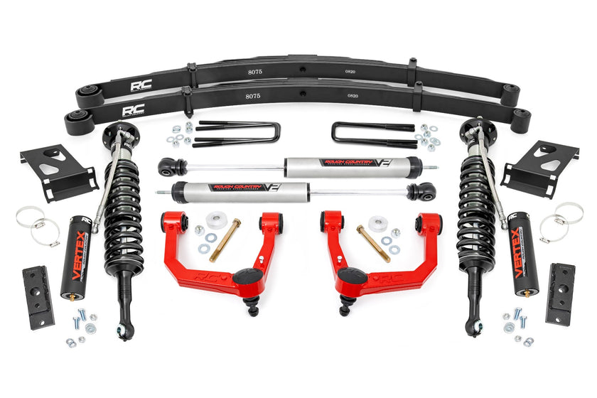 3.5 Inch Lift Kit | Red UCA | Vertex/V2 | Toyota Tacoma 2WD/4WD (2005-2023)