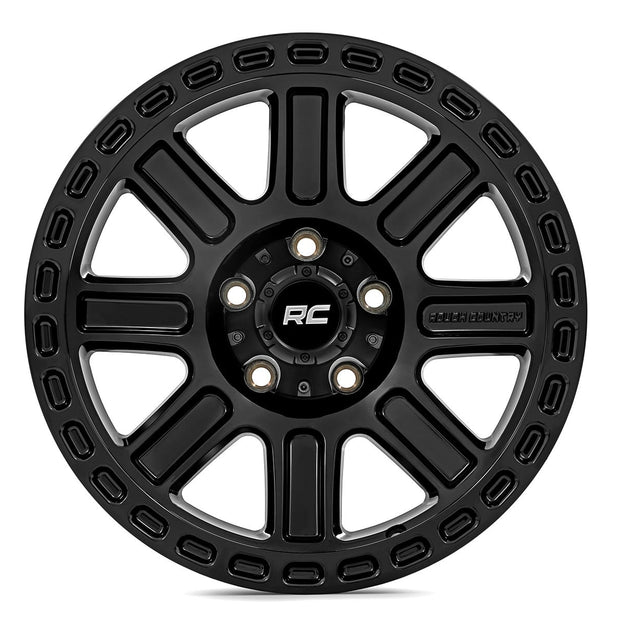 Rough Country 84 Series Wheel | Gloss Black | 18x8.5 | 6x5.5 | +0mm