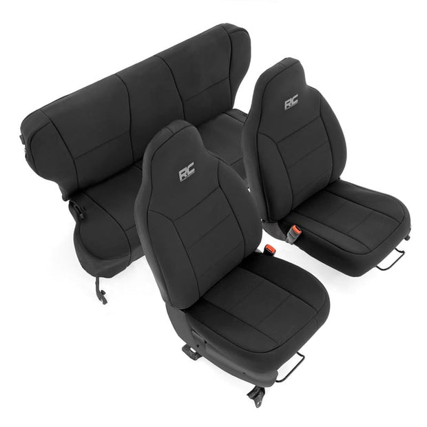 Seat Covers | Non Detach Headrest FR & RR | Jeep Cherokee XJ 2WD/4WD (97-01)