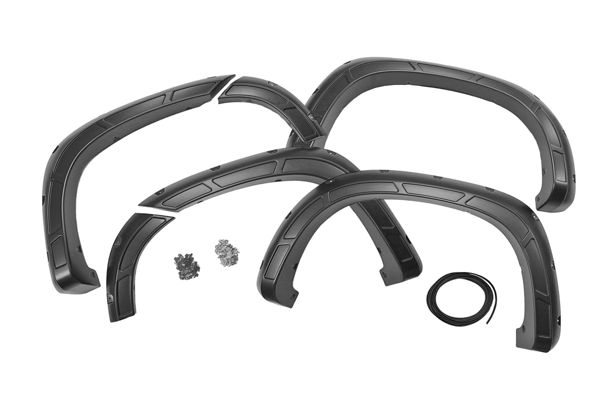 Fender Flares | Defender | G9K Satin Steel | Chevy Silverado 1500 (19-26)