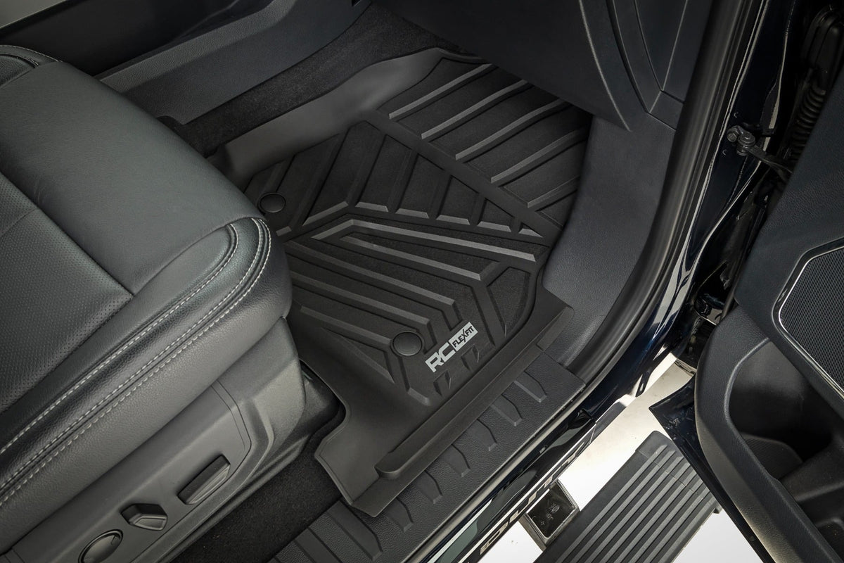Flex-Fit Floor Mats | Front | Ford F-250/F-350 Super Duty 2WD/4WD (2017-2026)