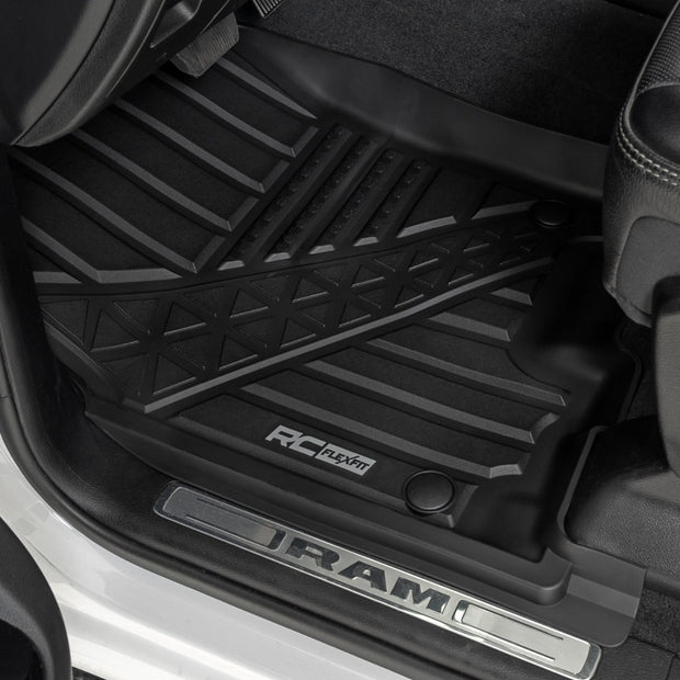 Flex-Fit Floor Mats | Front | Crew | Ram 1500 (19-24)/1500 TRX (21-24)
