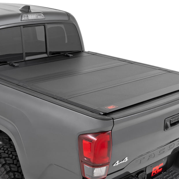 Hard Tri-Fold Flip Up Bed Cover | 6' Bed | Toyota Tacoma 2WD/4WD (2016-2023)
