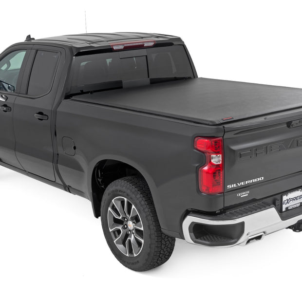 Soft Roll Up Bed Cover  | 6'7" Bed | Chevy/GMC Sierra 1500 (19-26)/Silverado 1500 (19-26)
