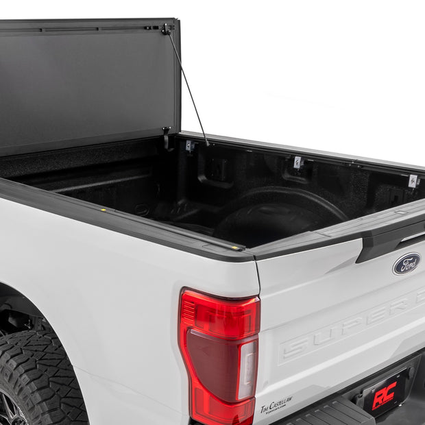 Hard Tri-Fold Flip Up Bed Cover | 6'10" Bed | Ford F-250/F-350 Super Duty (17-26)