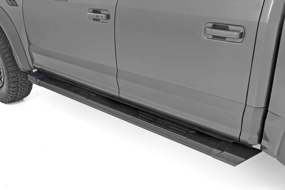 HD2 Aluminum Running Boards | Crew Cab | Ford F-150/Lightning/F-250/F-350/Raptor (15-26)