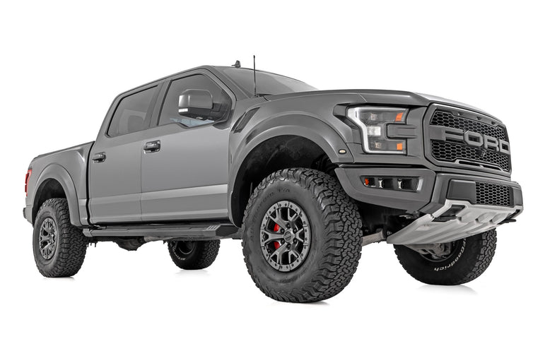 HD2 Aluminum Running Boards | Crew Cab | Ford F-150/Lightning/F-250/F-350/Raptor (15-26)