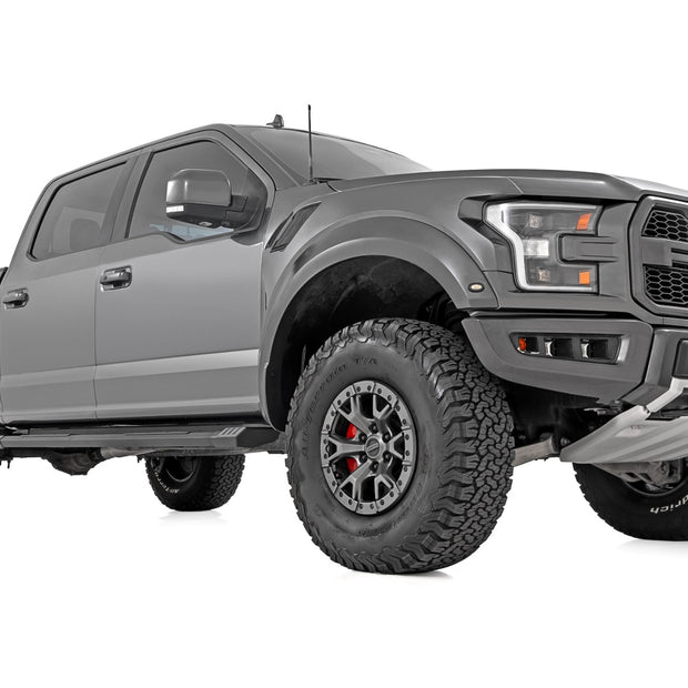 HD2 Aluminum Running Boards | Crew Cab | Ford F-150/Lightning/F-250/F-350/Raptor (15-26)