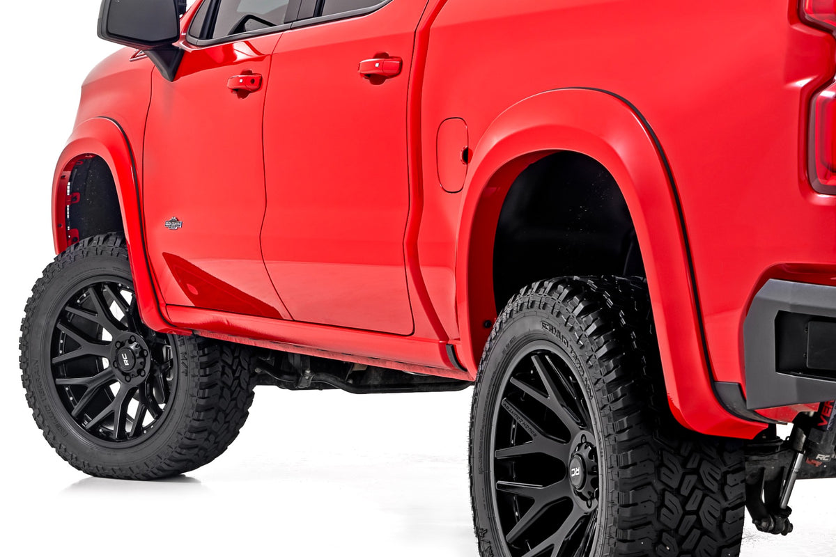 Fender Flares | Sport | GAZ Summit White | Chevy Silverado 1500 (19-26)