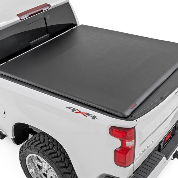 Soft Roll Up Bed Cover | 5'10" Bed | Chevy/GMC Sierra 1500 (19-26)/Silverado 1500 (19-26)