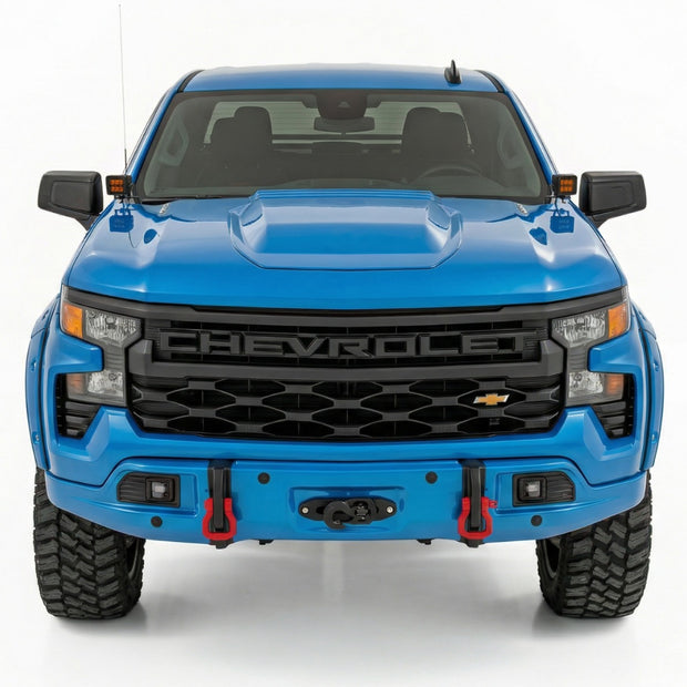 Front FXS Bumper | 12000S | GLT Glacier Blue | Chevy Silverado 1500 2WD/4WD (2023-2026)