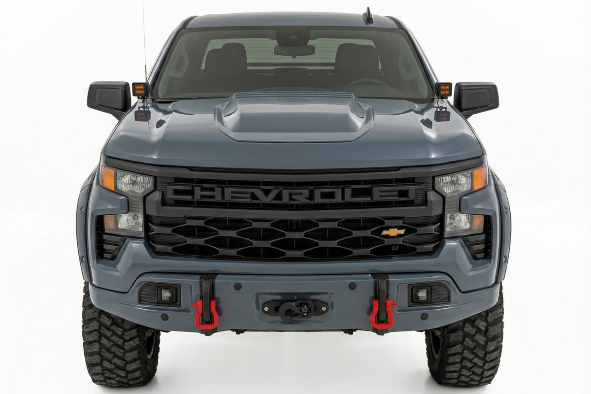 Front FXS Bumper | 12000S | GNO Slate Gray | Chevy Silverado 1500 2WD/4WD (2023-2026)