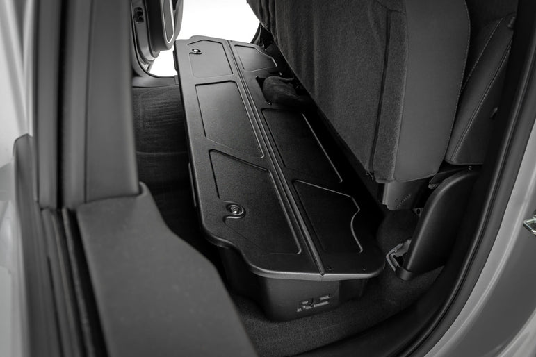 Under Seat Storage with Locking Lid | Double Cab | Chevy/GMC 1500/2500HD/3500HD (19-26 & Classic)